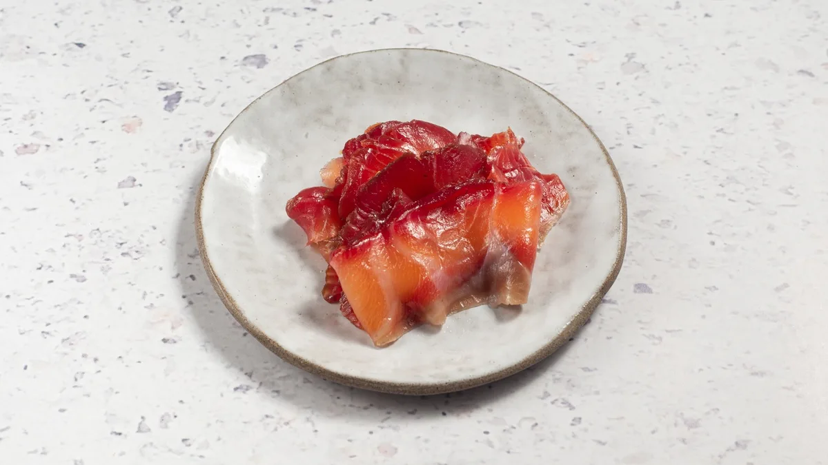 Cured Salmon (With Beets) - 50g