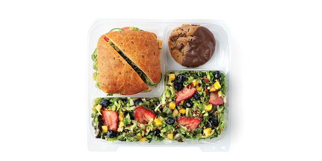 Salad and Sandwich Boxed Lunch