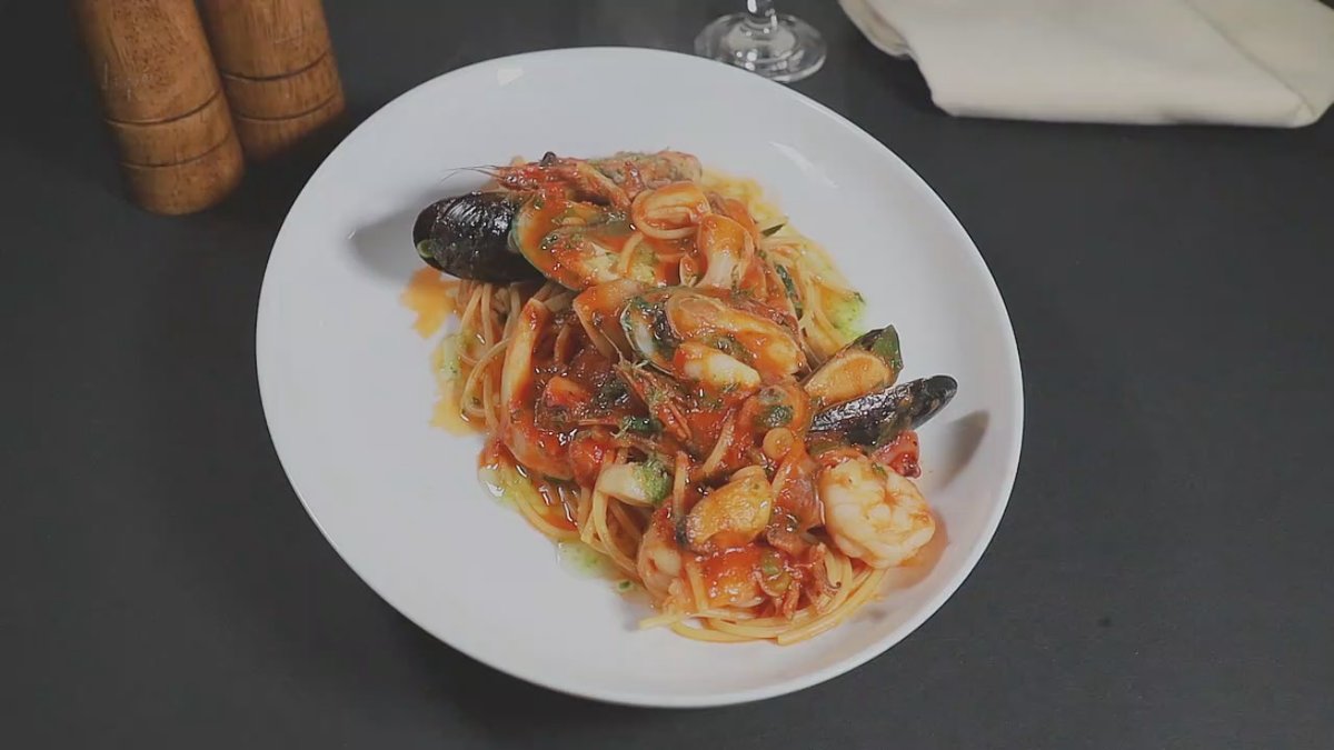 Paste cu fructe de mare