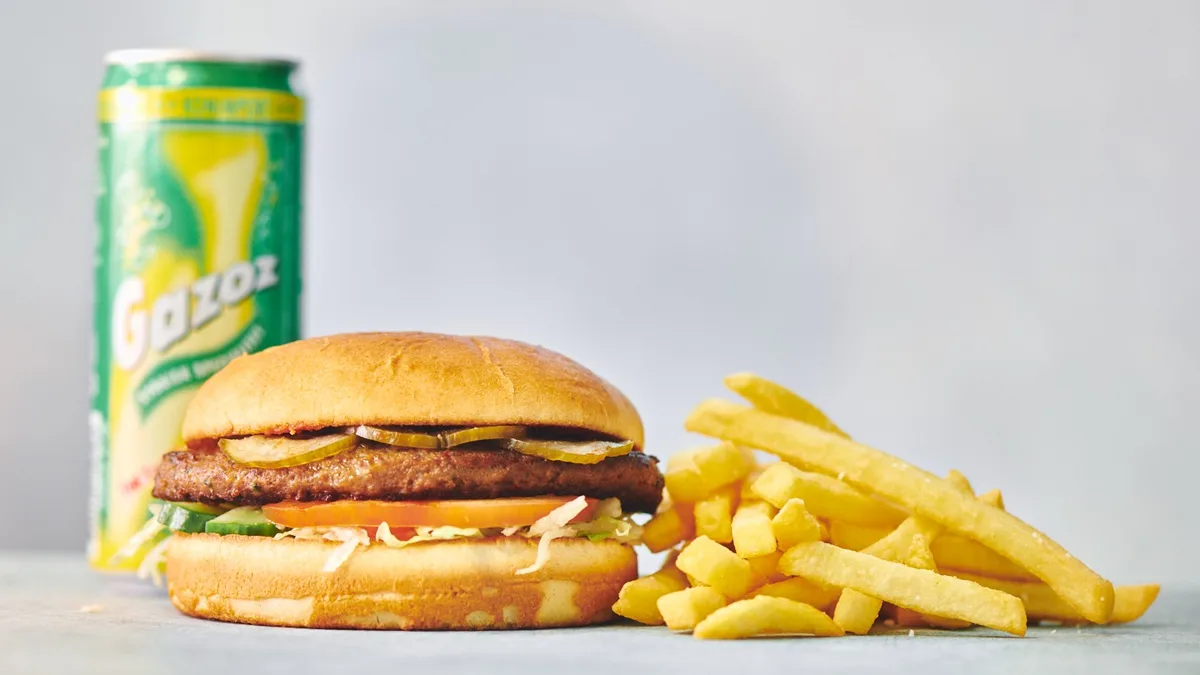 Klassisk burgermenu