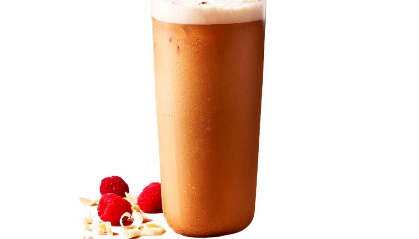 Iced Raspberry White Chocolate Mocha