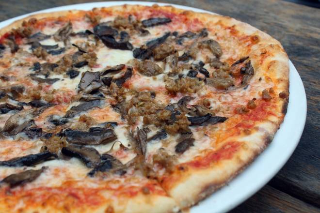 Sausage and Mushroom Pizza
