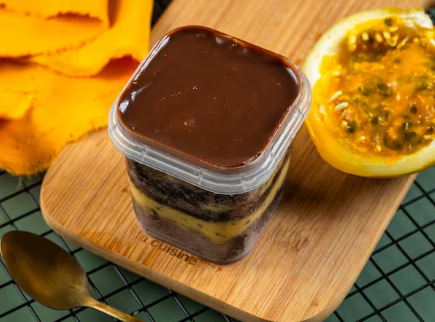 Bolo de Chocolate com Maracujá