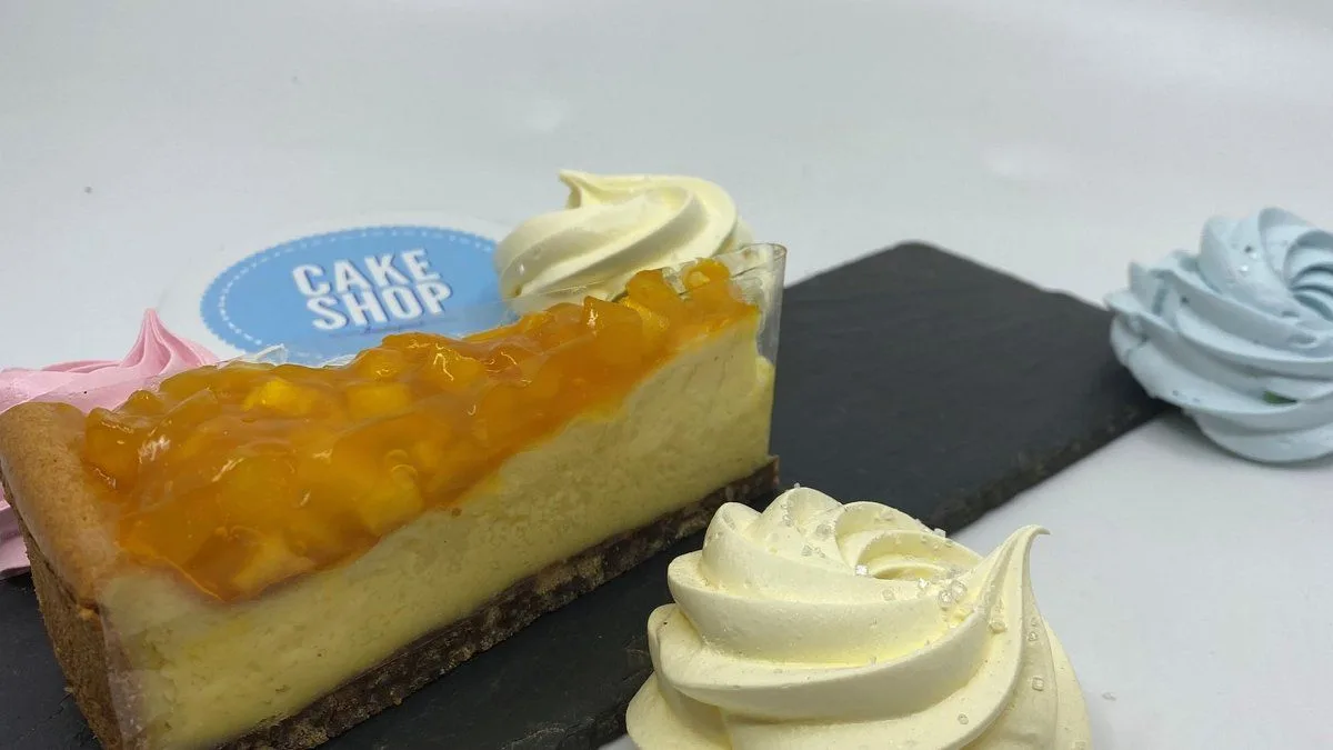 Mangós sajttorta