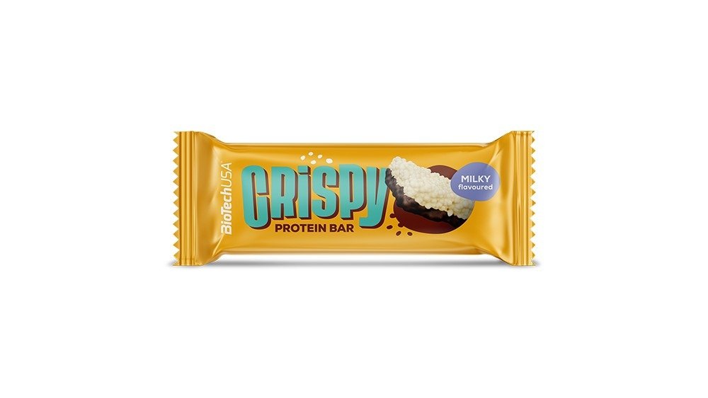 BioTechUSA Crispy Protein Bar fehérjeszelet  40 g tejes - milky