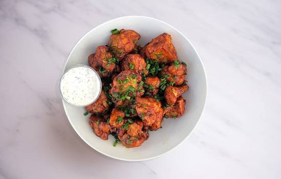 Sweet Chili Cauliflower Wings (Vegan)