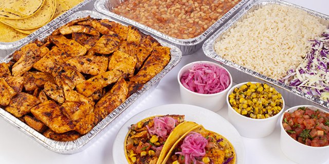 Cajun Salmon Taco Bar