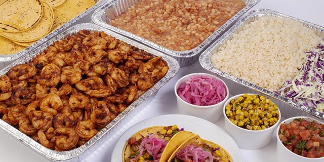Cajun Shrimp Taco Bar