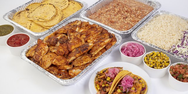 Cajun Swai (White Fish) Taco Bar