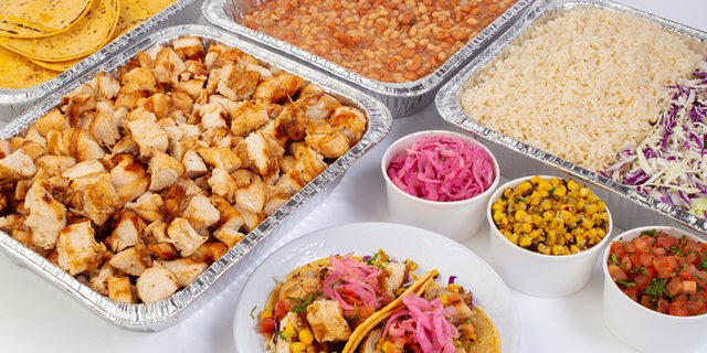 Grilled Chicken Taco Bar