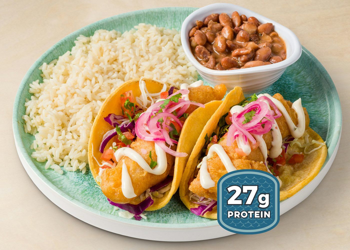 BATTERED FISH TACO COMBO