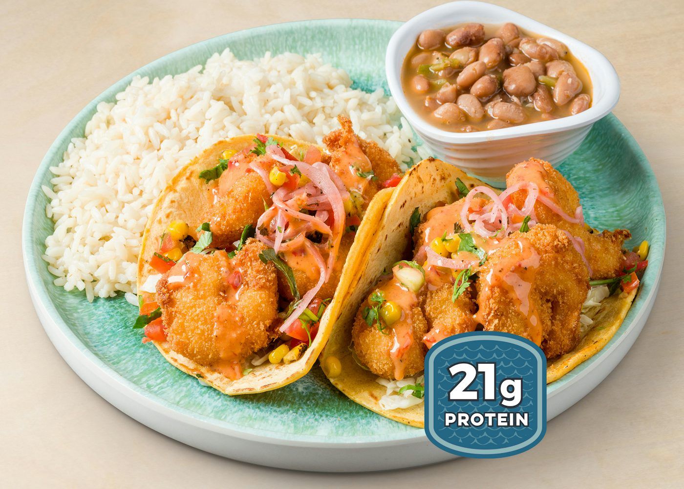 BREADED SHRIMP TACO COMBO
