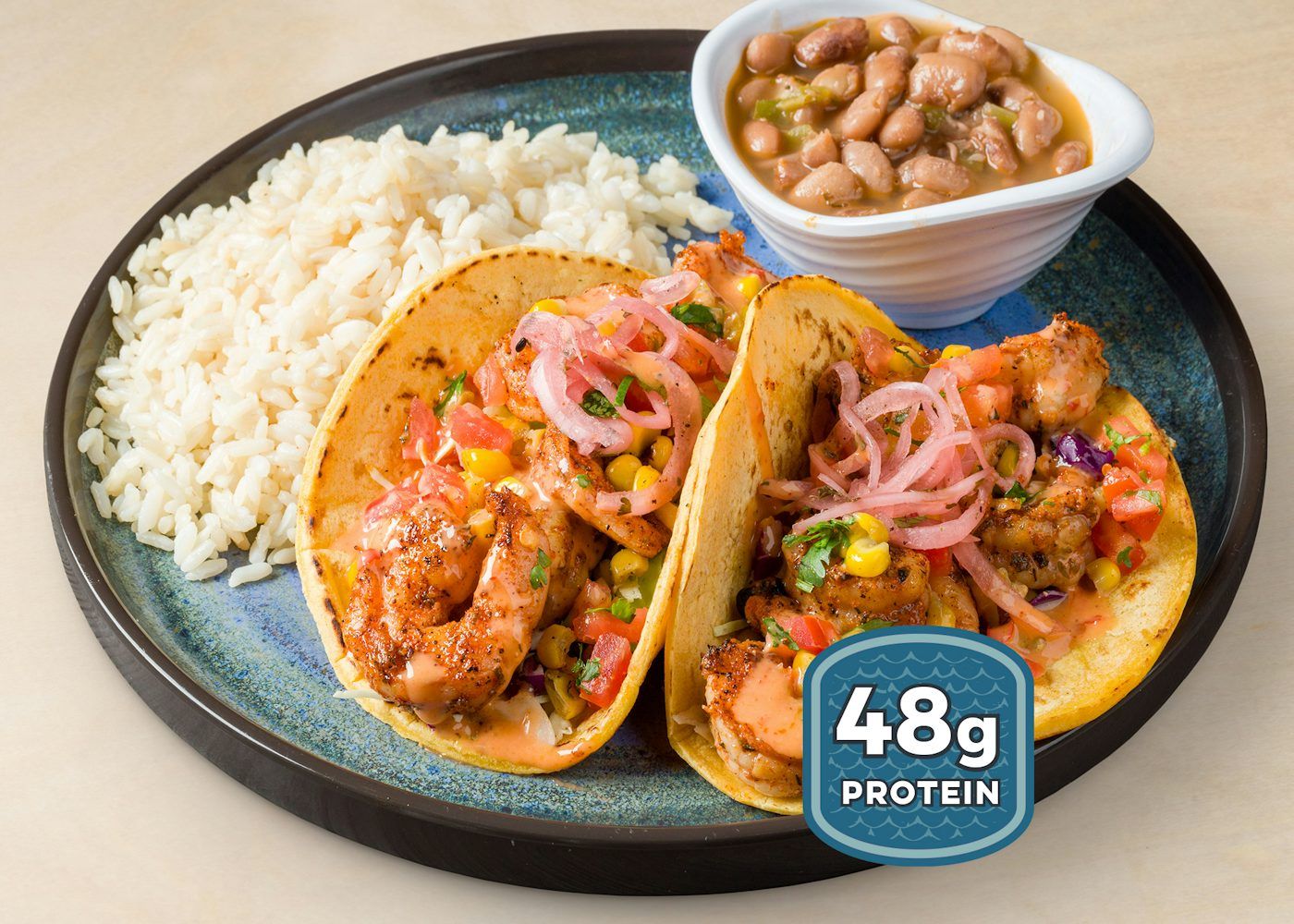 CAJUN SHRIMP TACO COMBO