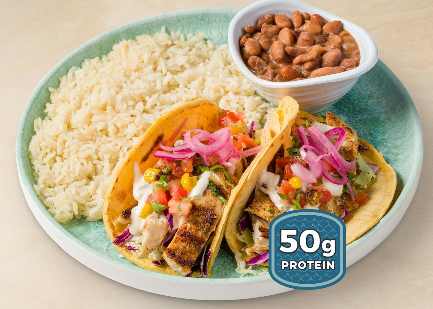 GRILLED CHICKEN TACO COMBO