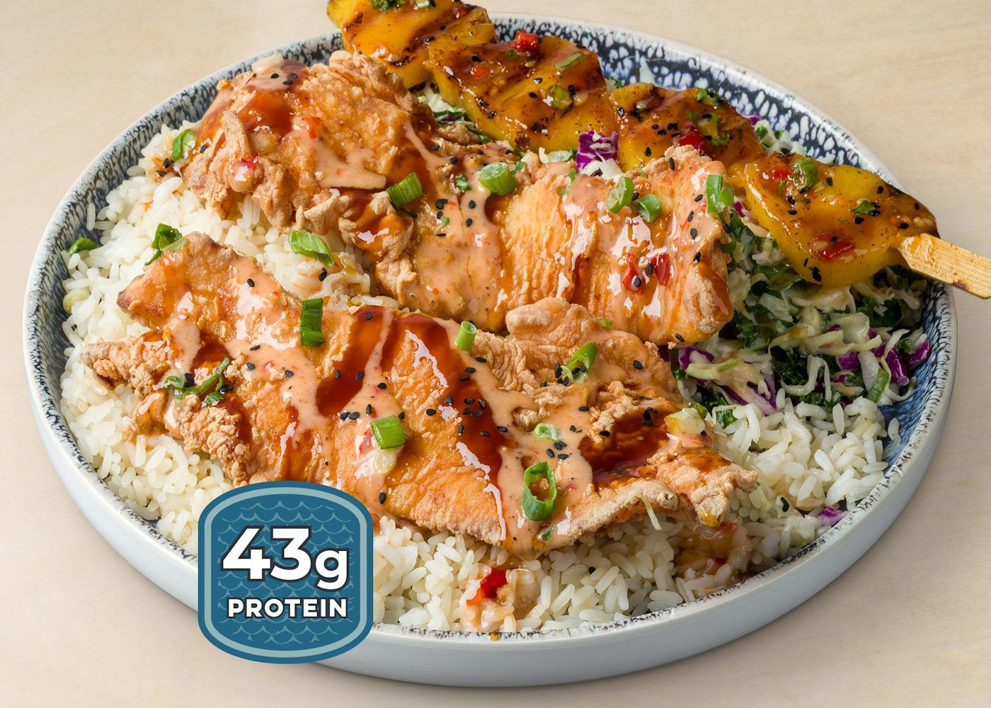 ISLAND TERIYAKI FRIED WILD ROCKFISH PLATE
