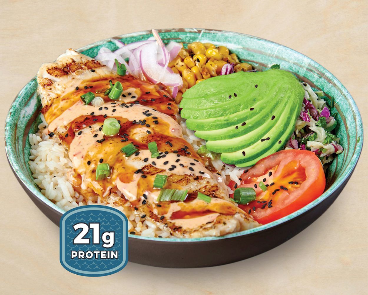ISLAND TERIYAKI GRILLED WILD ROCKFISH BOWL