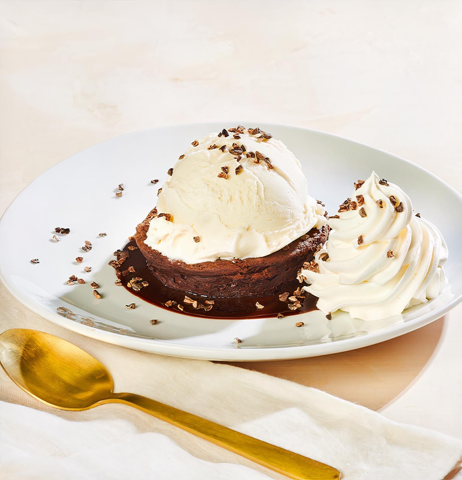 BELGIAN CHOCOLATE SOUFFLÉ CAKE