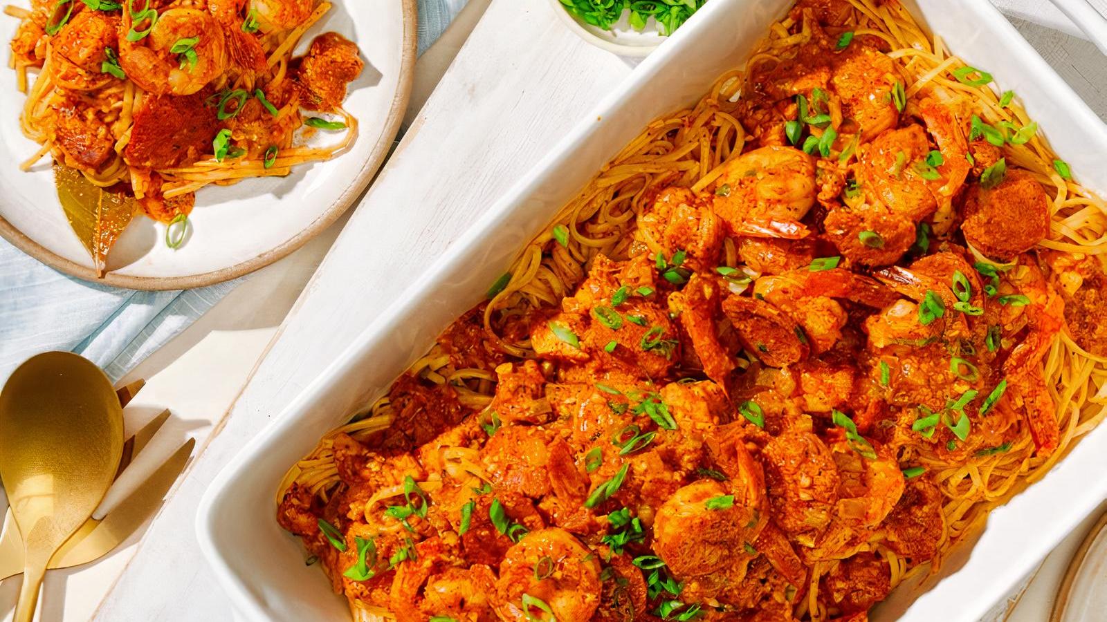CATERING JAMBALAYA LINGUINI FINI