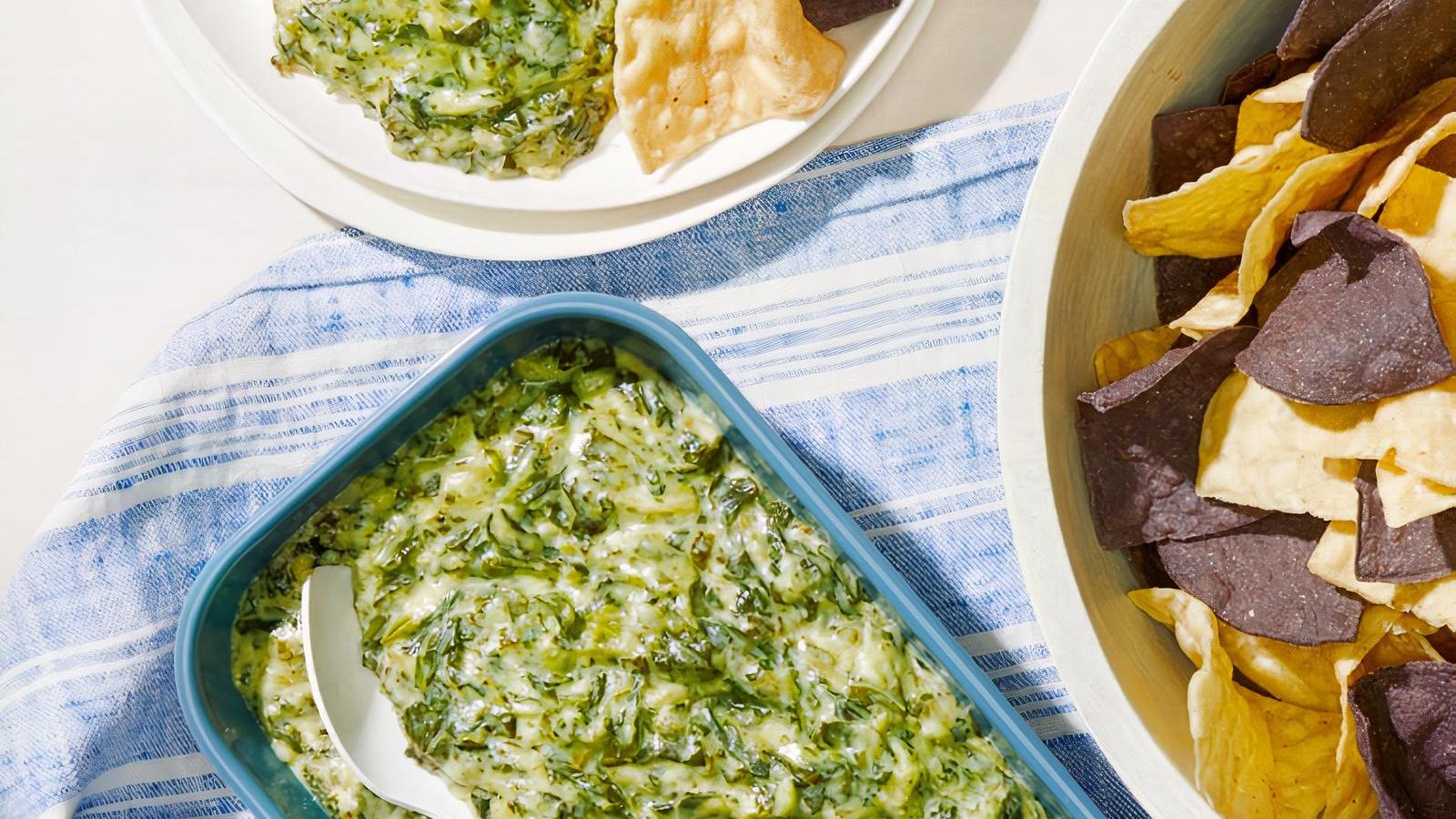 CATERING SPINACH ARTICHOKE DIP
