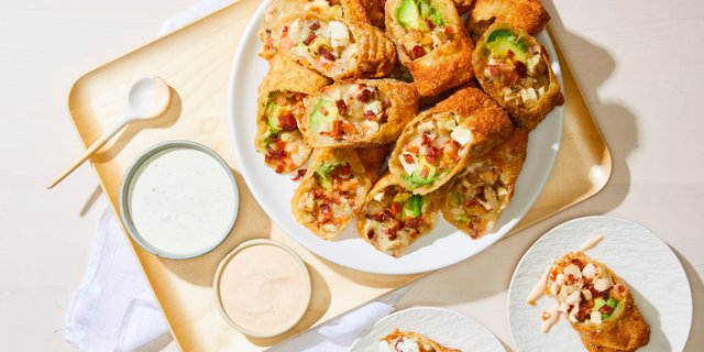 Avocado Club Egg Rolls
