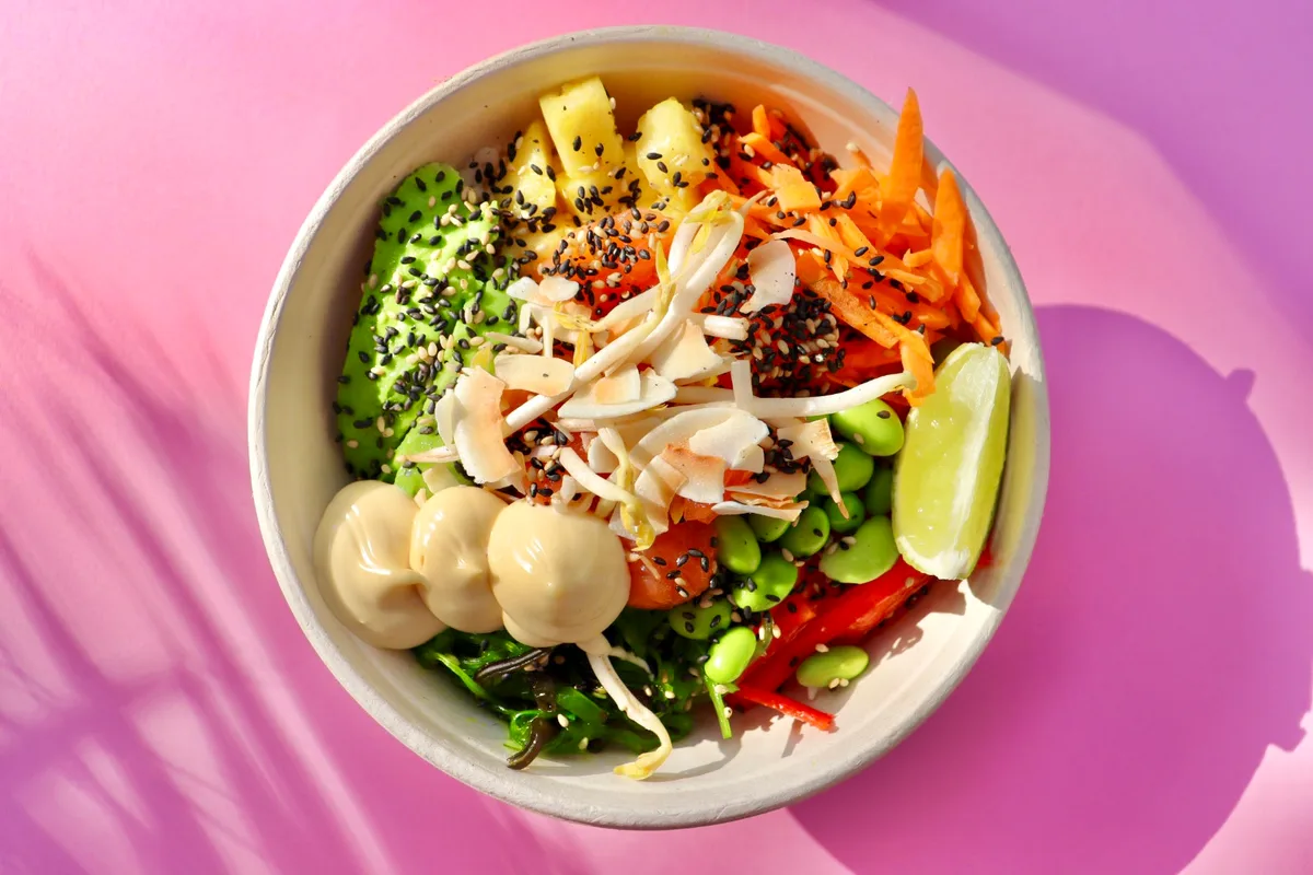 Hawaiian salmon bowl