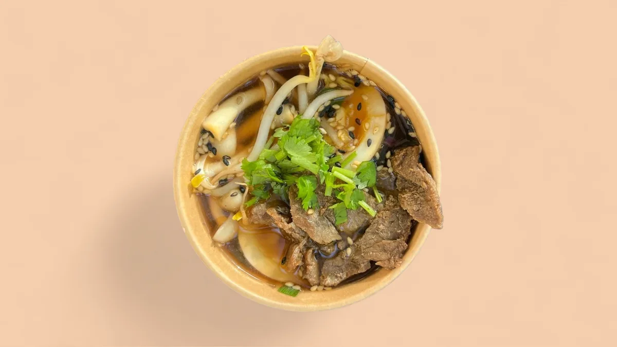 Ramen marhaszeletekkel
