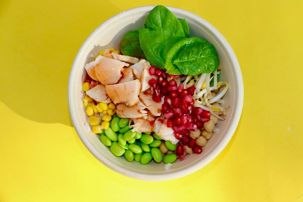 Sweet-chili chicken bowl