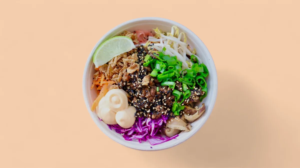 Teriyaki beef bowl