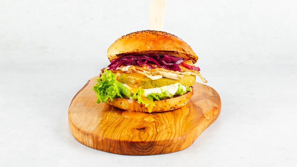 Hamburguesa de Arepa