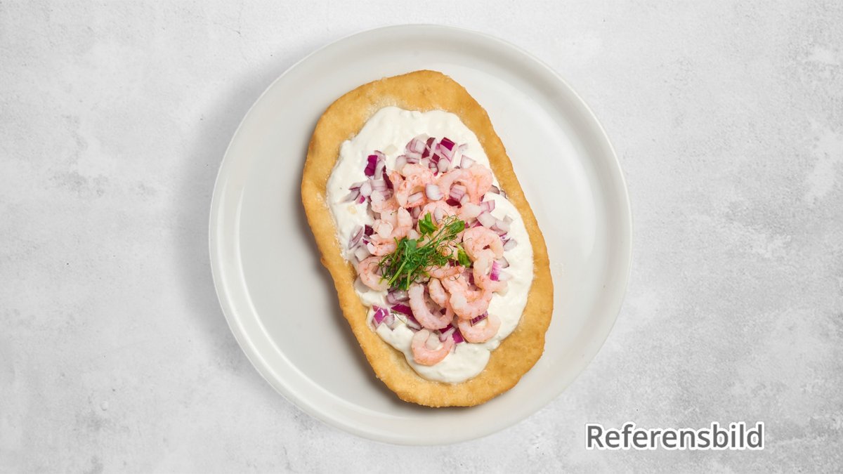 Langos Med Räkor