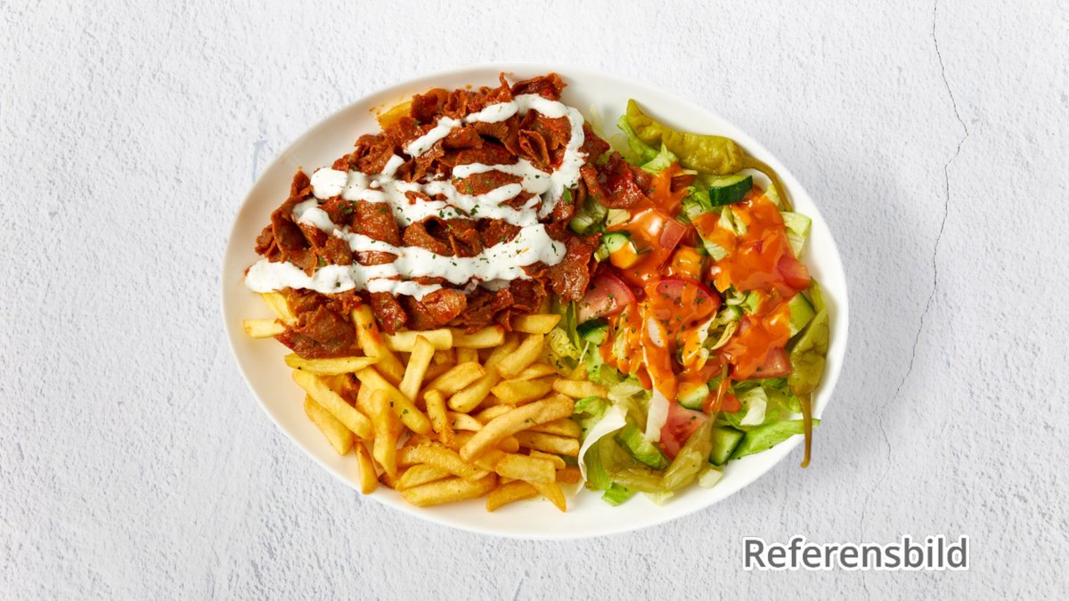 Veggie Kebabtallrik