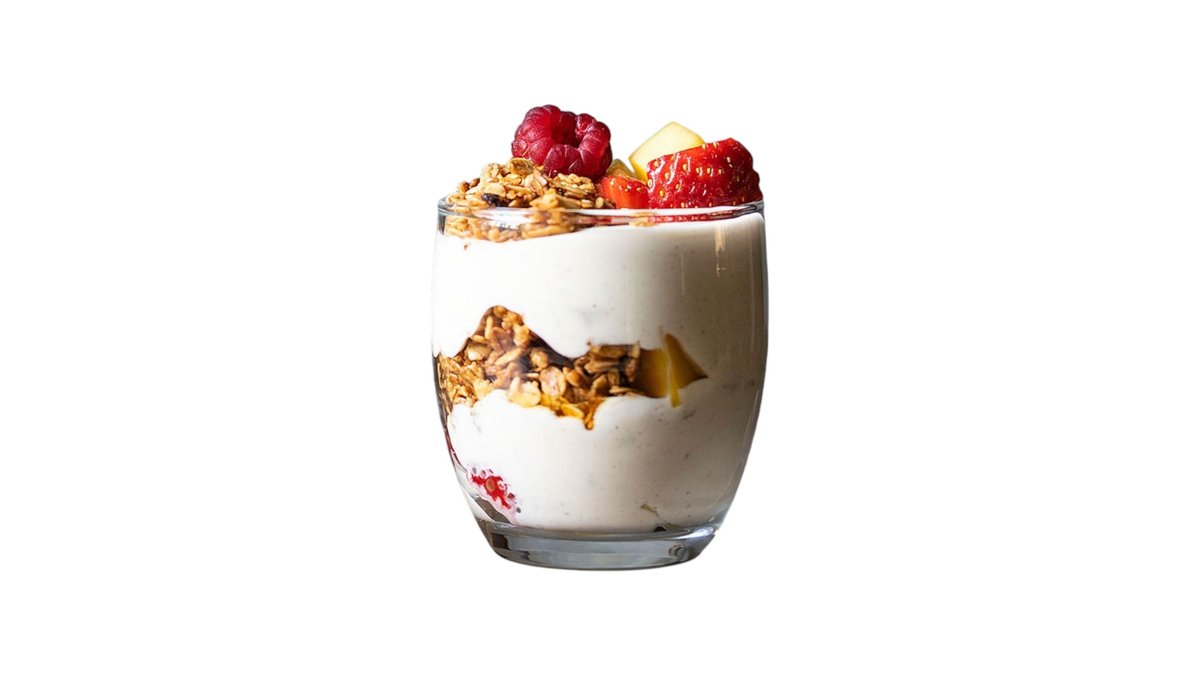 Φρουτοσαλάτα  με Γιαούρτι , Μέλι και Granola