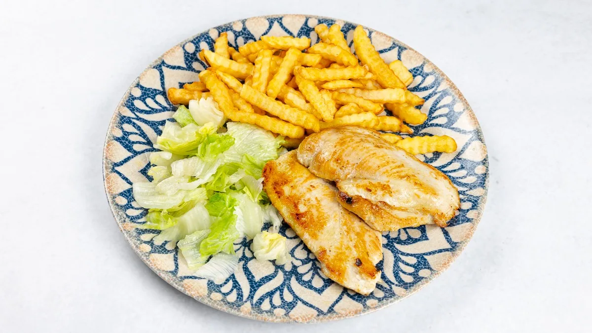 Pechuga de pollo asado