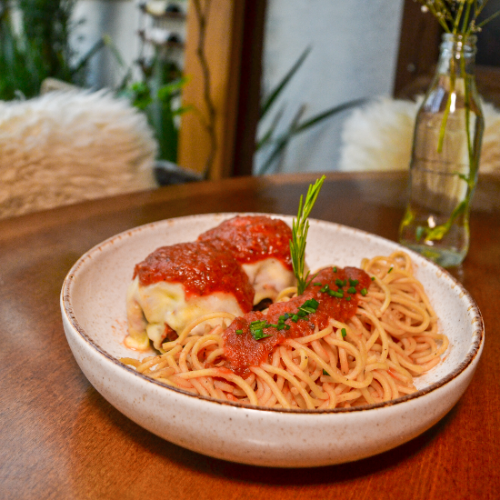 2 - Polpetas Artesanais com Spaghetti