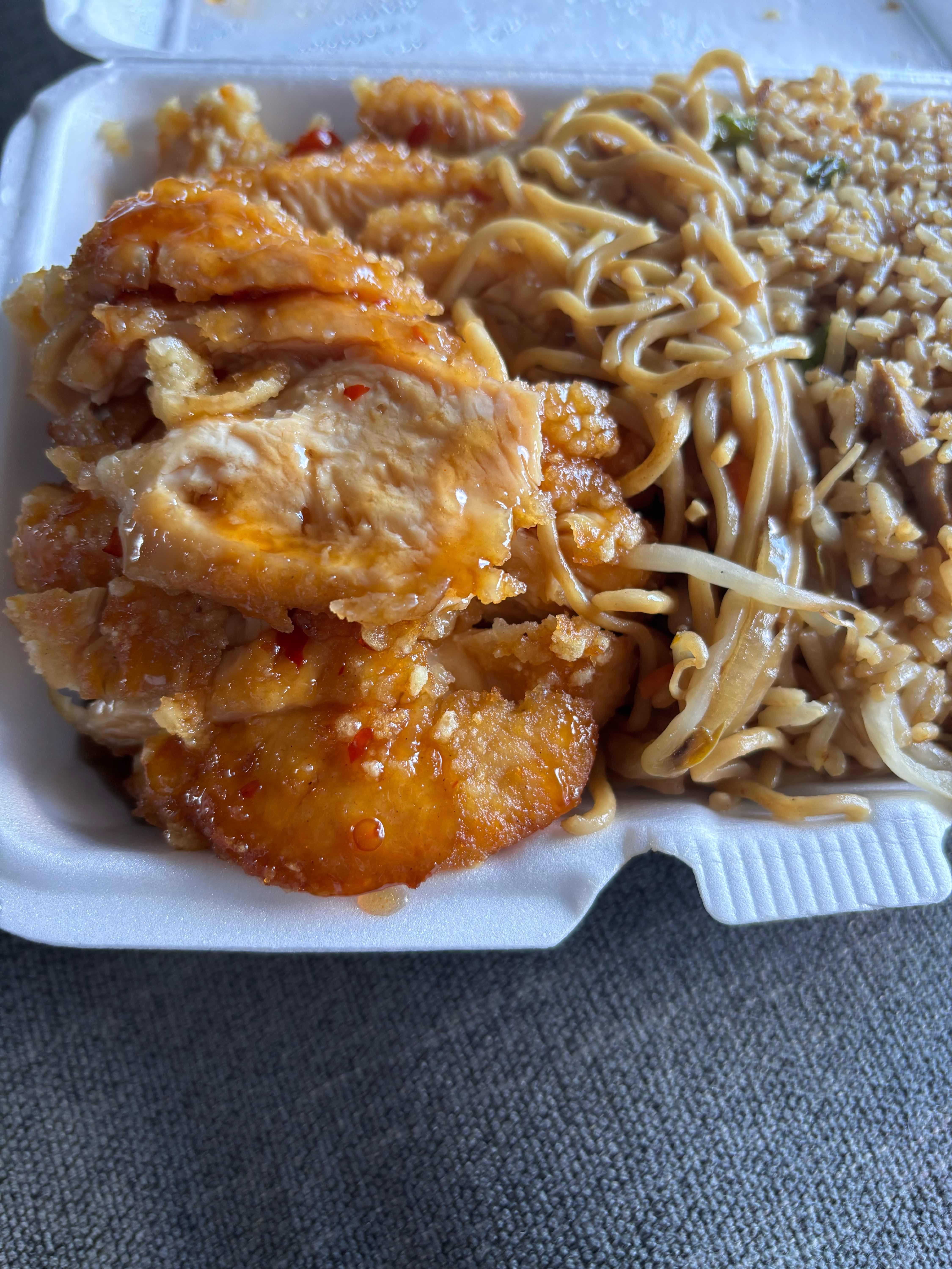 10. Orange Chicken, Teriyaki Chicken or Lemon Chicken