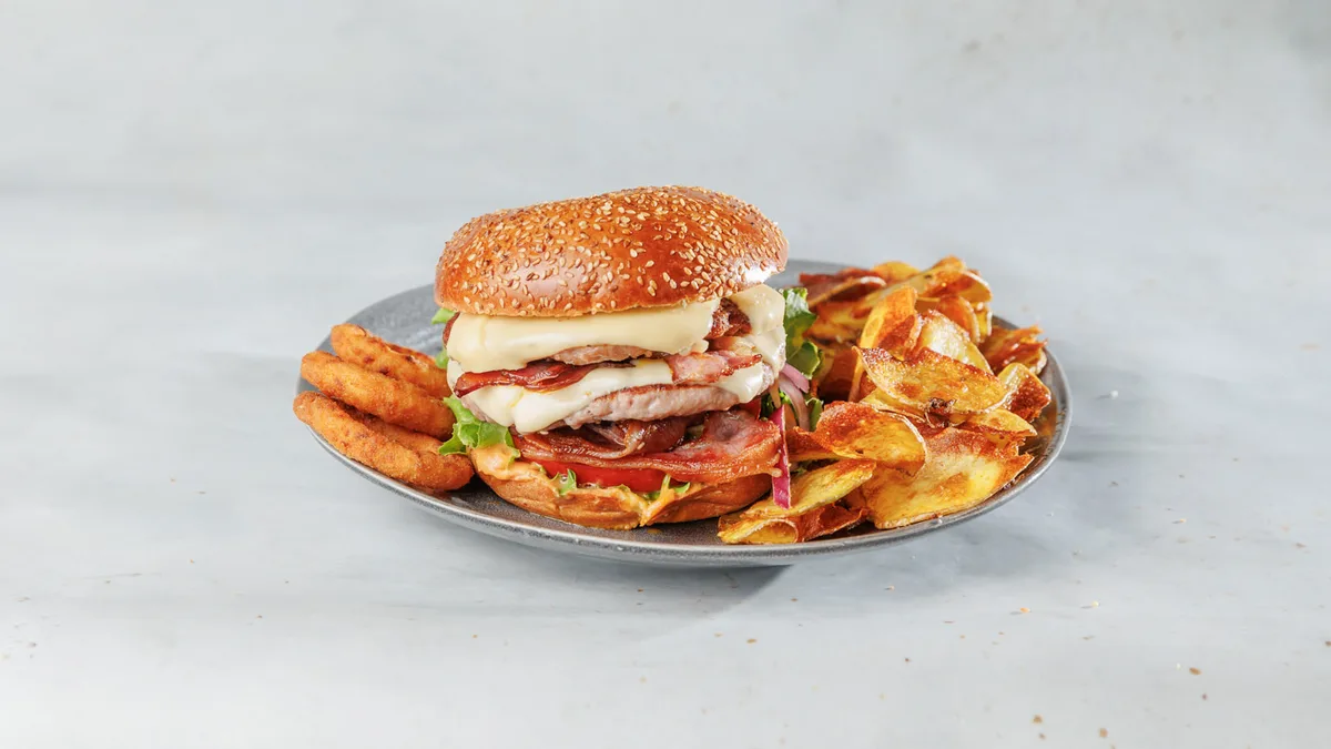Double Canucks Burger