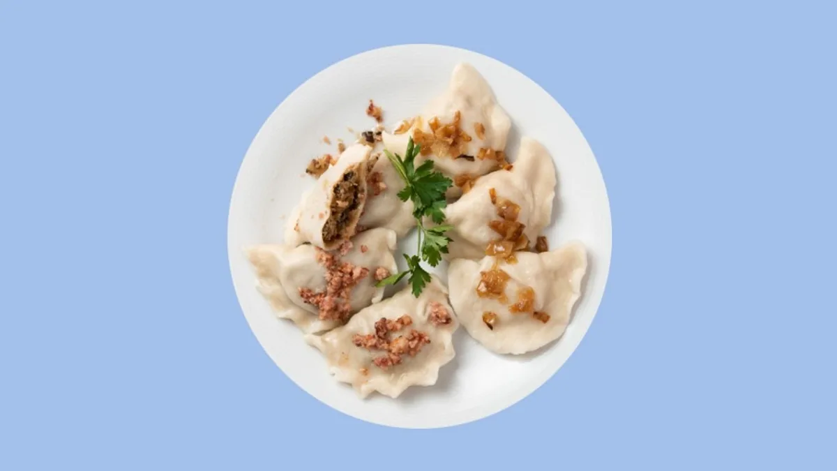 Pierogi ze szpinakiem