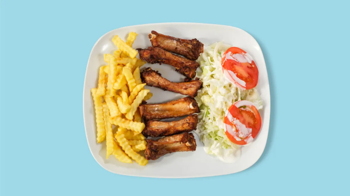 156. Spare Ribs Menu