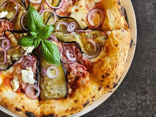 Melanzane con pancetta e rickota