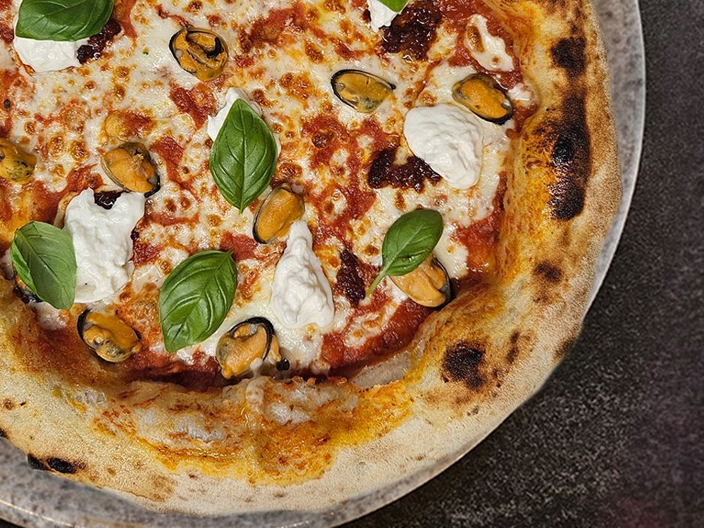 Nduja con Cozze e Stracciatella