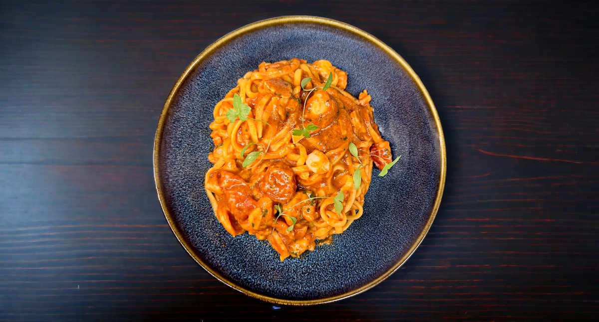 Linguine fokhagymás tigrisrákkal