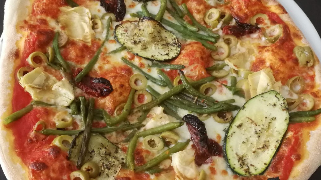 Pizza verde (V)
