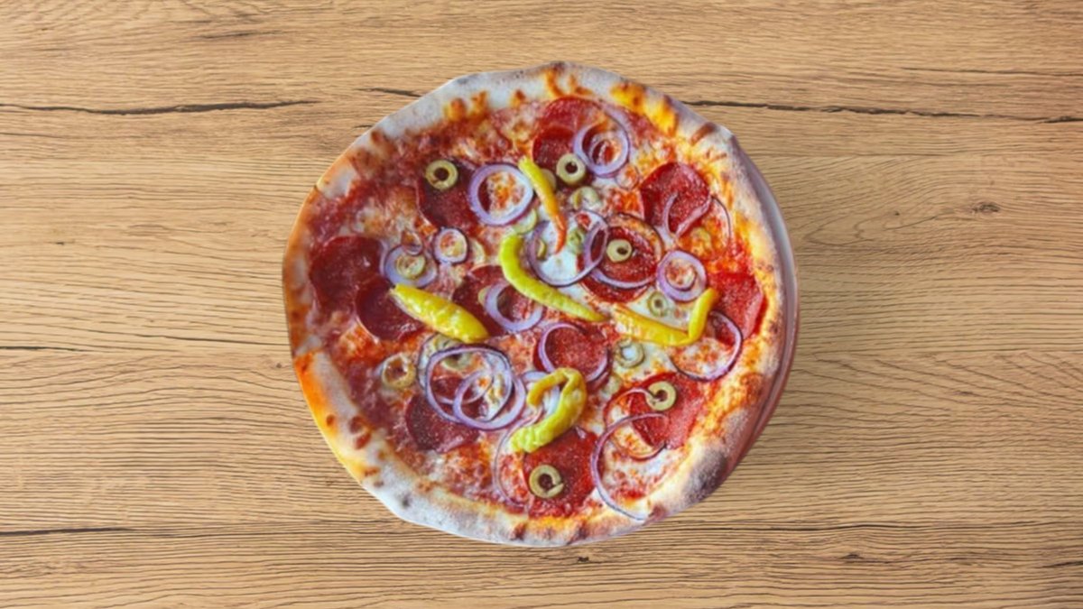 Salame piccante pizza
