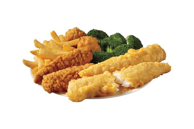 2 Piece Fish and 2 Piece Chicken Meal