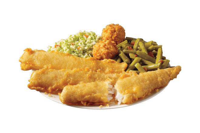 3 Piece Batter Dipped Fish Meal