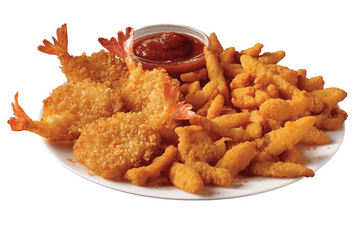 Clam Strips and Butterfly Shrimp