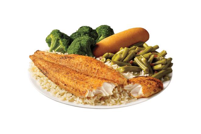 Grilled White Fish Meal