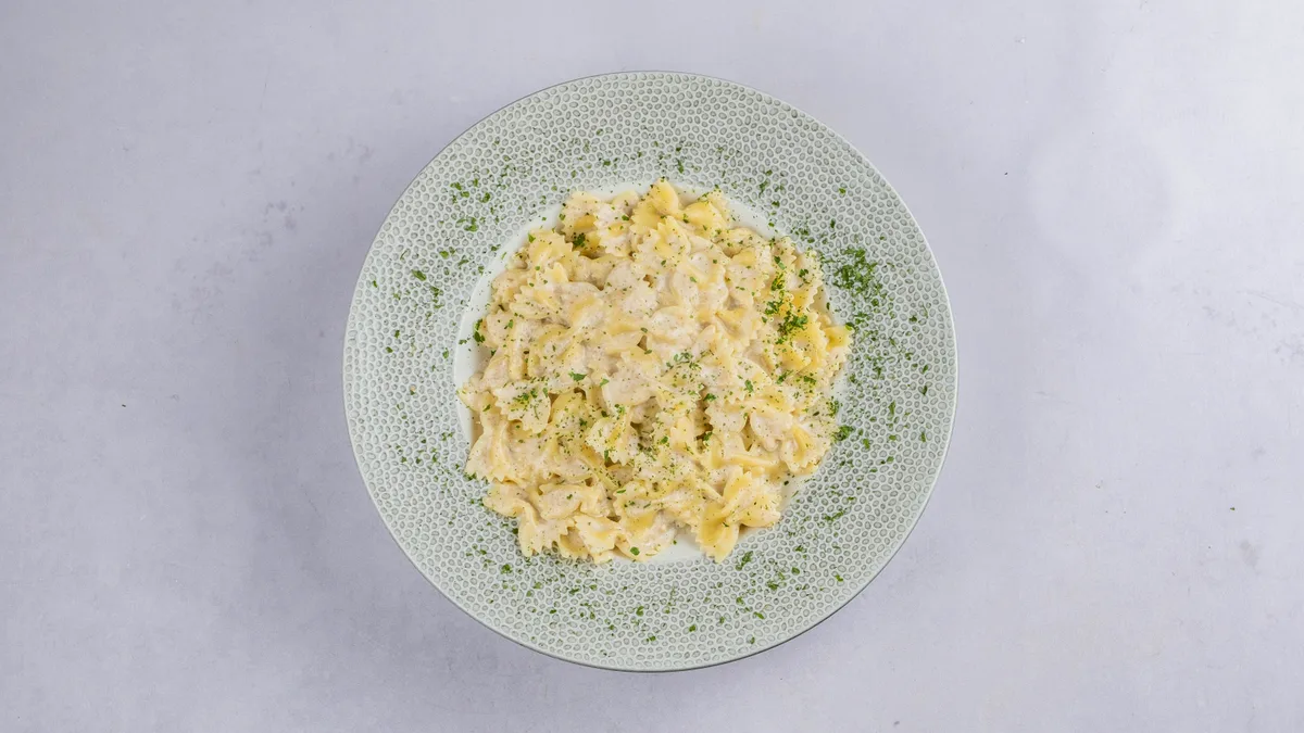 Farfalle agli champignons e tartufi