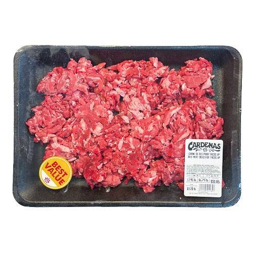 Cardenas Beef Meat Diced For Tacos (2 lbs)
