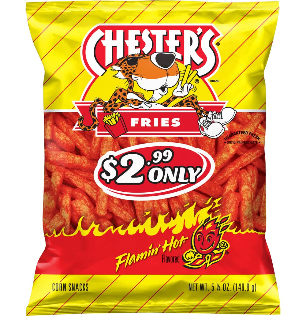 Chester's Fries Corn Snacks, Flamin Hot (5.25 oz)
